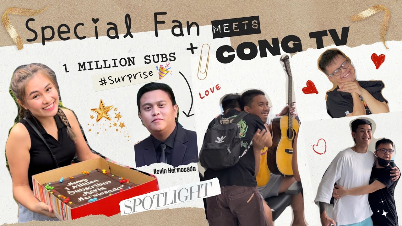 Special fan meets CONGTV ❤️+ 1 Million Subscribers Surprise 🎉🎊🥂