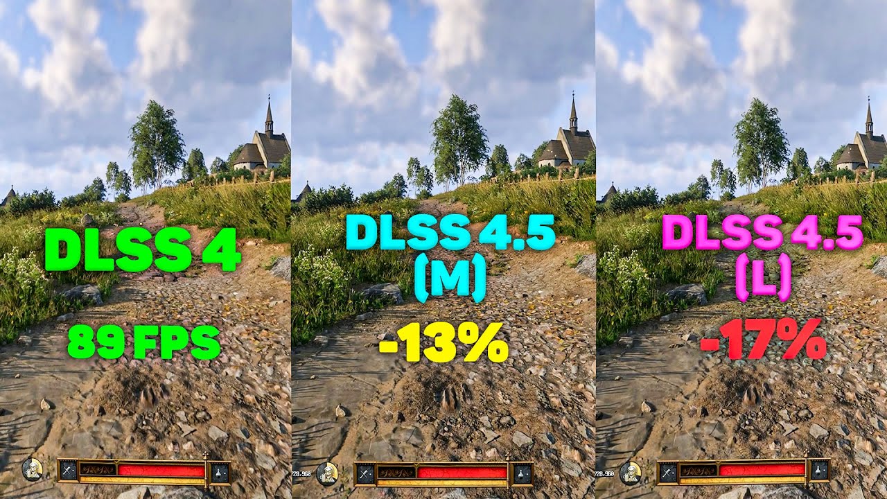DLSS 4 vs DLSS 4.5 (M) vs DLSS 4.5 (L) | RTX 5060 & RTX 4080 | 5 GAMES | Quality & FPS