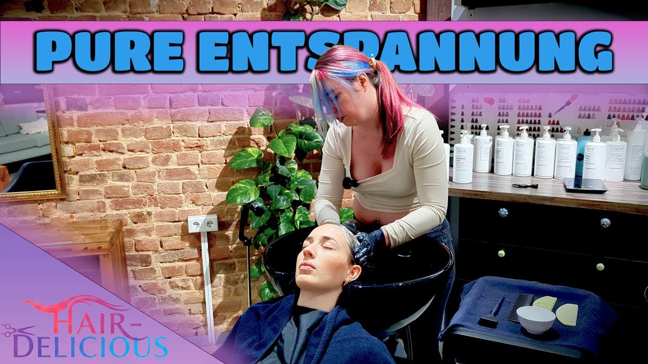 Relaxing Hair Wash ✨ Foam, Hair Treatment & Massage Comb | Salon Relax
