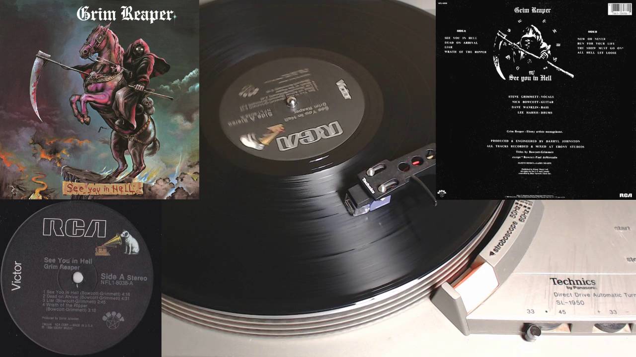 Mace Spins Vinyl - Grim Reaper - See You in Hell - Full Album