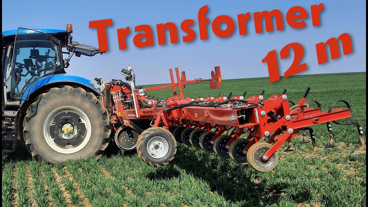 Bineuse Horsch 12 m Transformer VF/ 2022 binage de blé à 25 cm