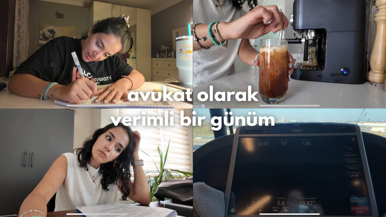 AVUKAT OLARAK VERİMLİ BİR GÜNÜM🤍⚖️ / spor, yunanca dersi içeren bir gün🤓