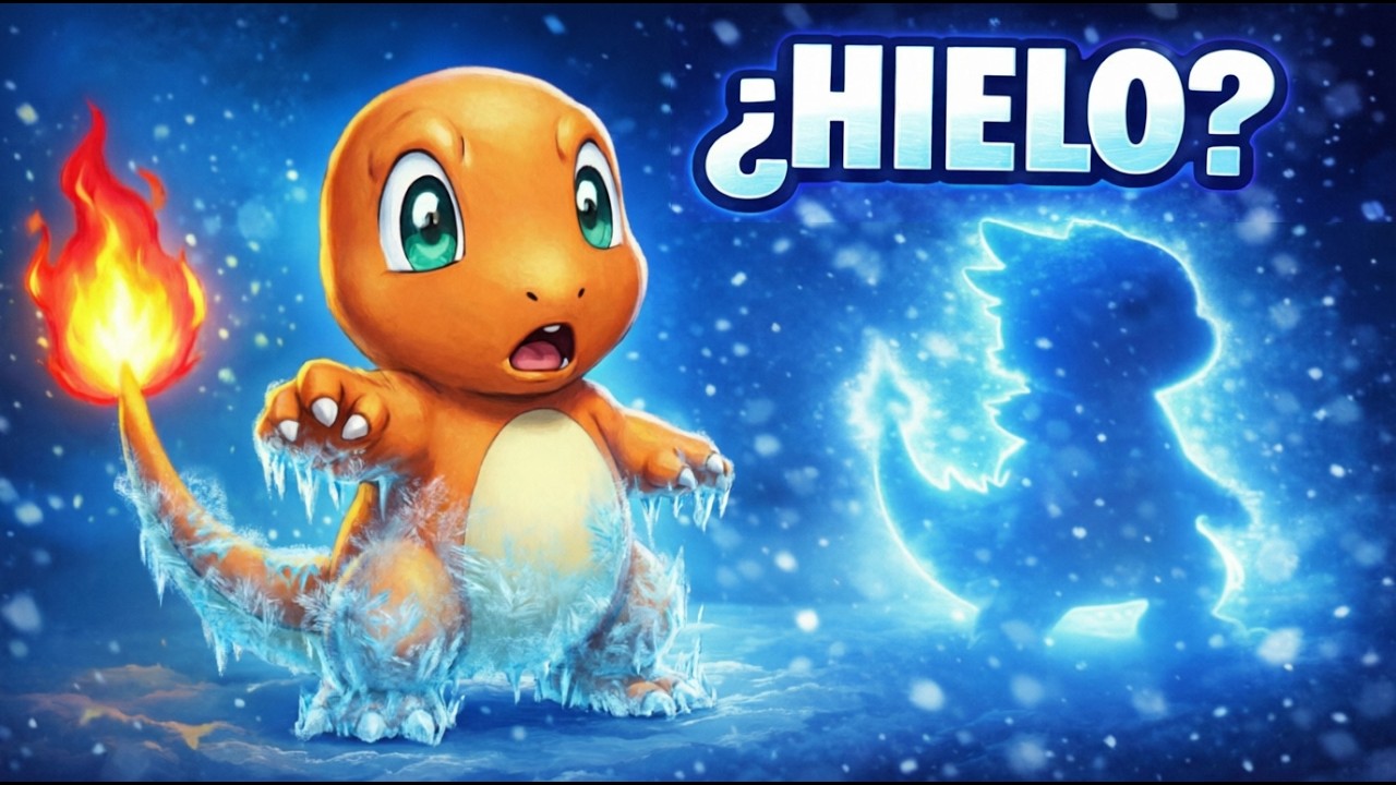 ¿What if CHARMANDER was an Ice type? ❄️ Drawing a POKEMON that shouldn't exist