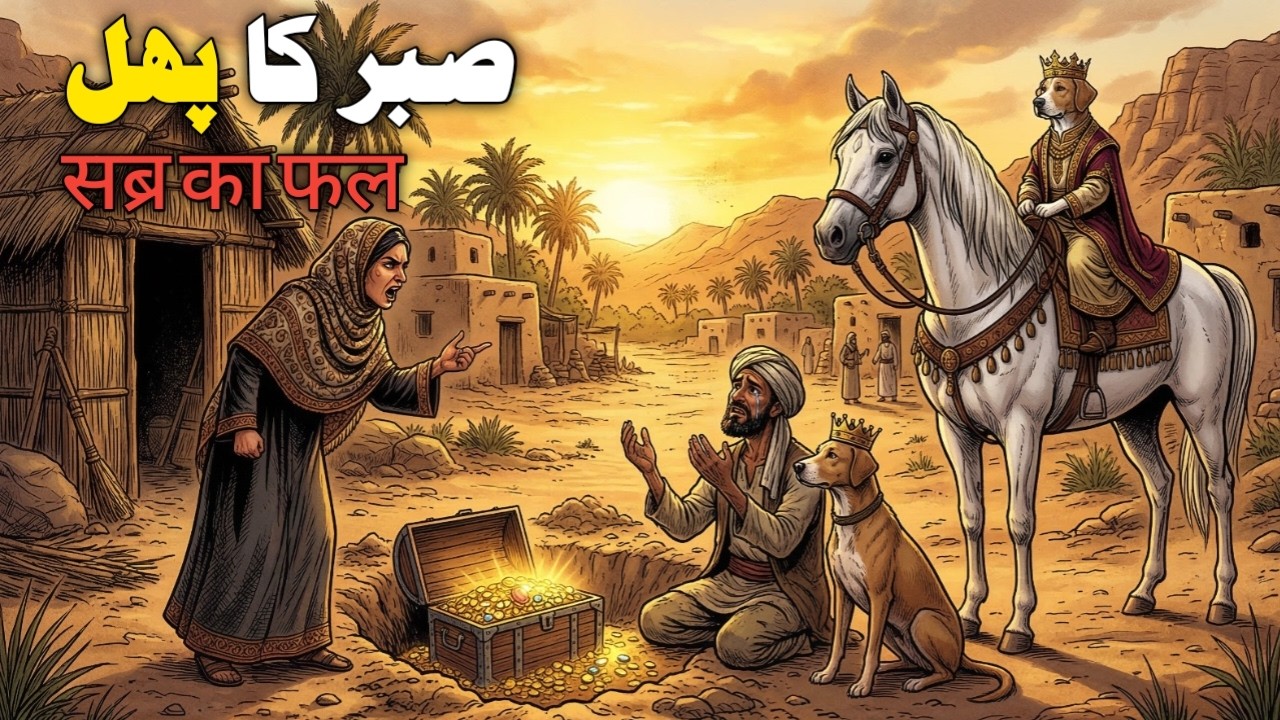 Sabr ka Phal  Wafadar Kutte ne Ghareeb ki Qismat Badal Di ||Moral Story Hindi Urdu||Islamic Qissay||