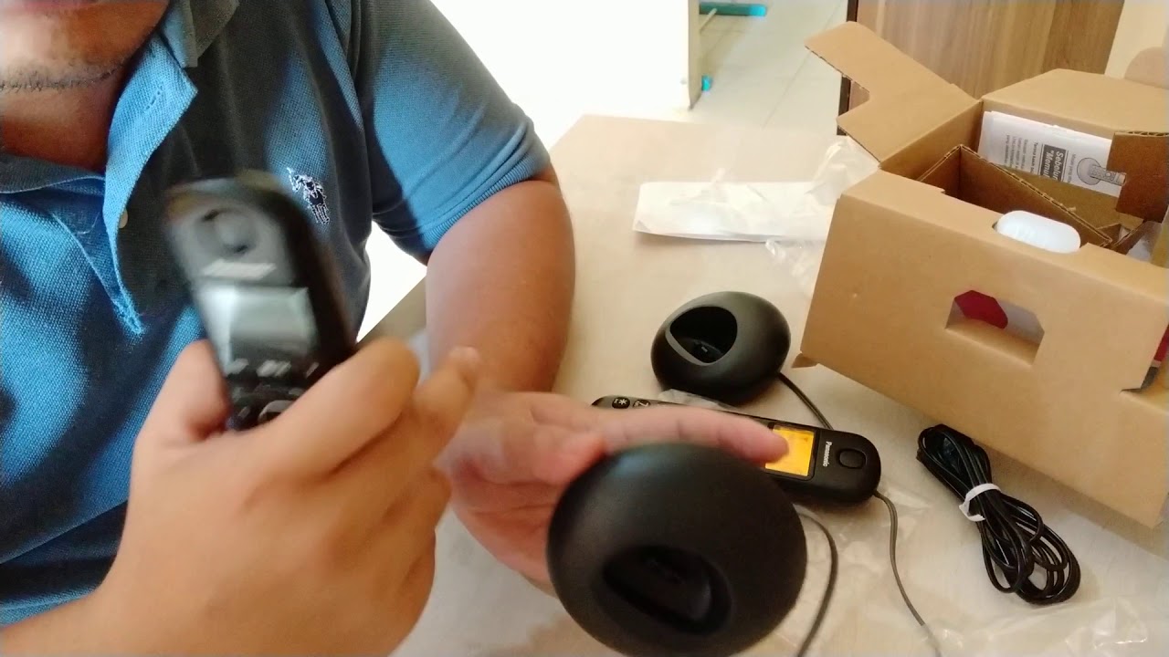 Telepon wireless panasonic kx tgb212 || cordless phone intercom || interkom tanpa kabel panasonic