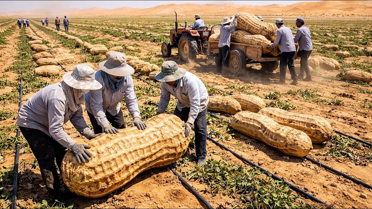 Unbelievable! They Tried Growing Peanuts In The Desert - The Results Shocked Millions Of People