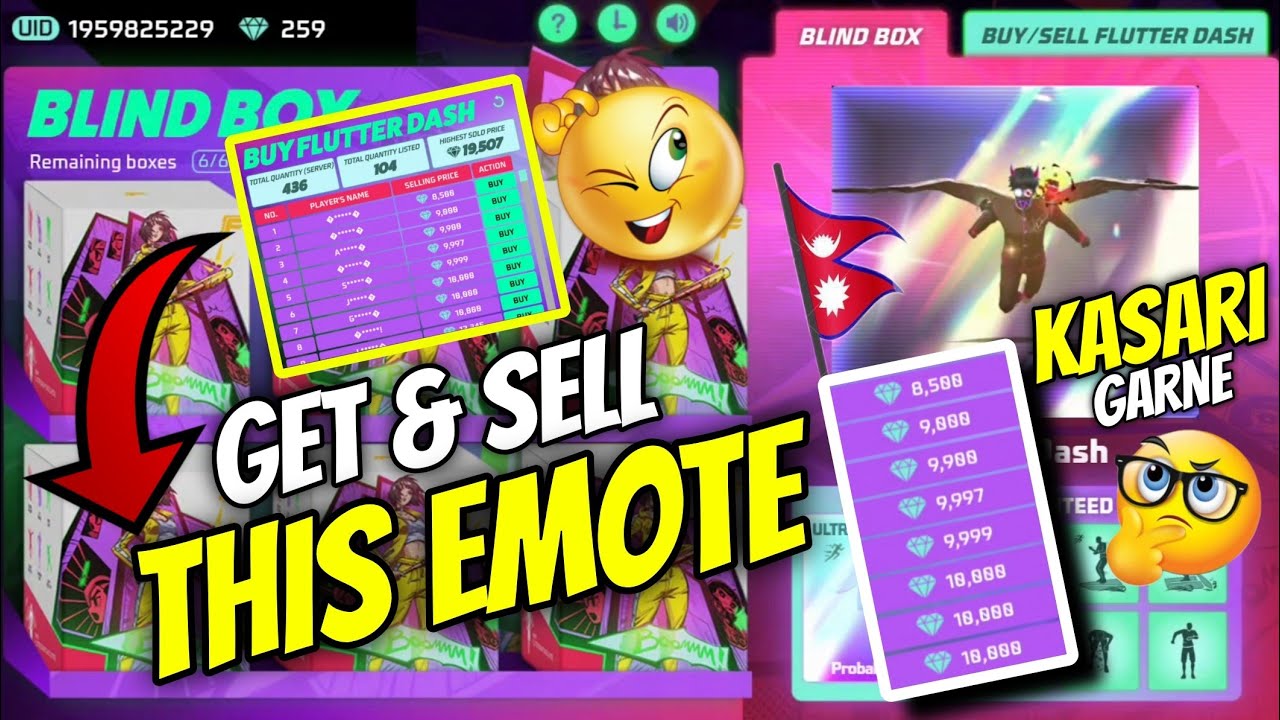 GET FREE 5K💎 10K💎 FROM BLIND BOX EVENT|HOW TO GET RARE EMOTE TRICK|CS RANK FREE REWARD|NEW EVO VAULT