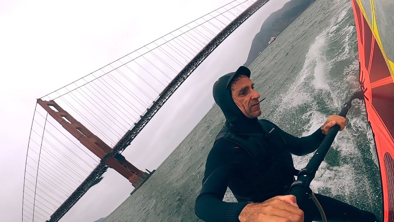 Golden Gate Bridge North Tower Windsurfing (AKA Crissy Field) - August 2021