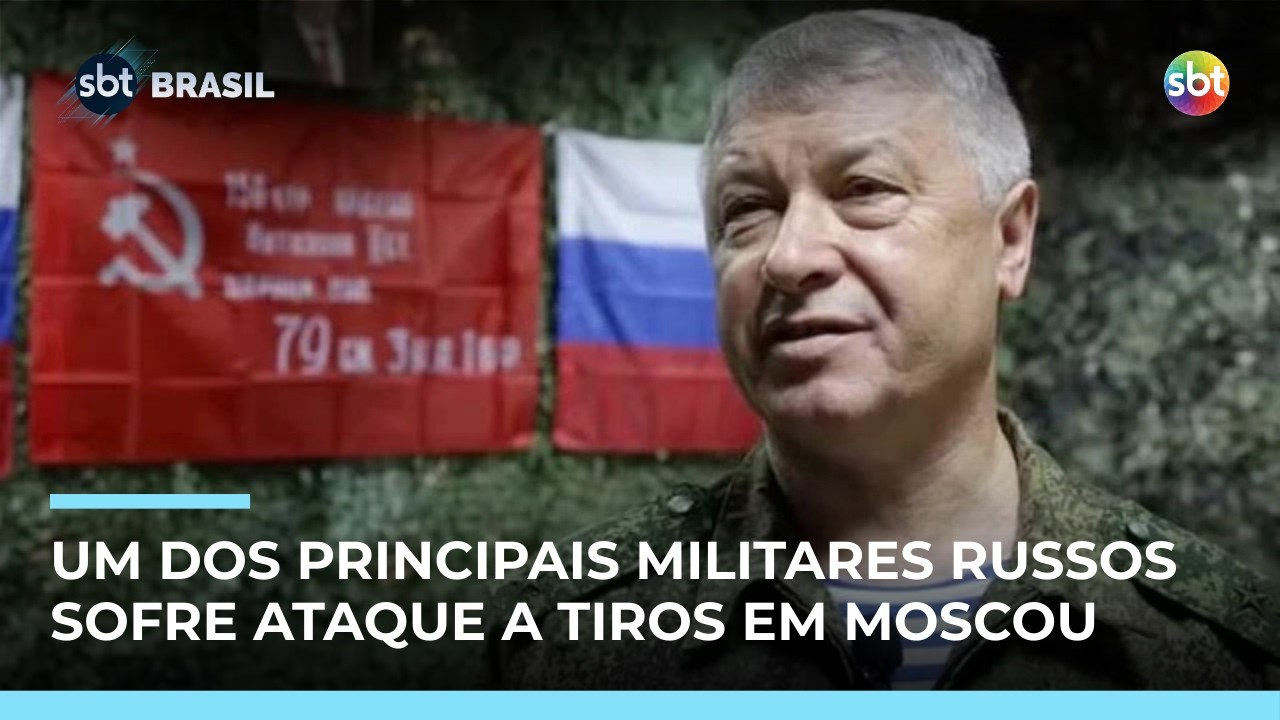 Rússia acusa Ucrânia após ataque contra militar em Moscou | #SBTBrasil