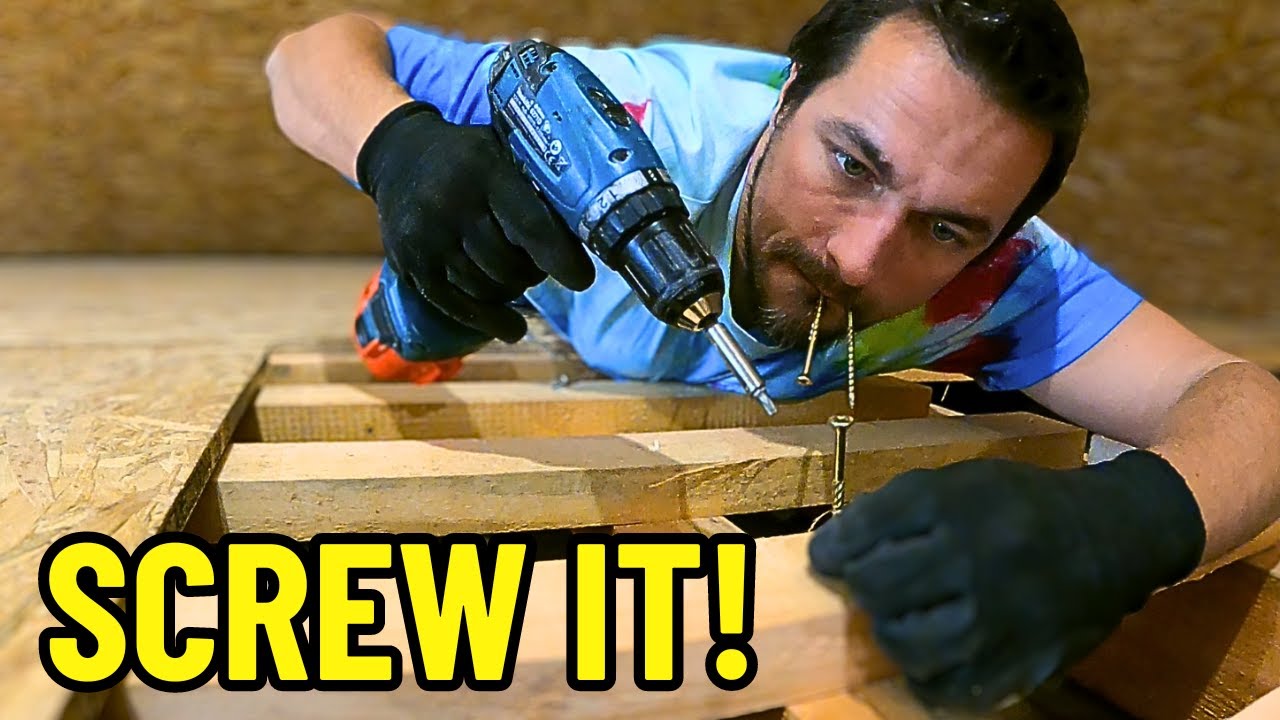 Building the Floor of our New Loft Space