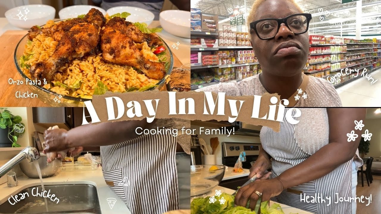 Easy Baked Chicken & Orzo Pasta | Fun Twist + Cooking With My Daughter!