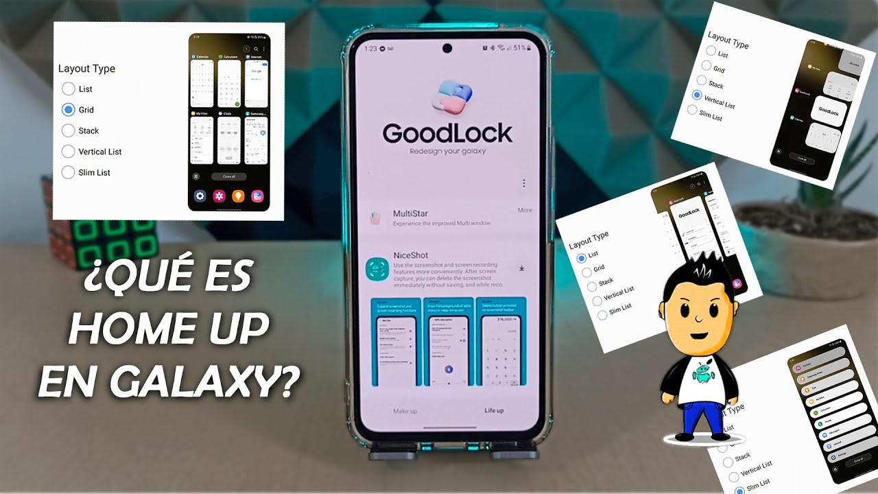 ¿Qué es HomeUp? | Aplicación dentro de Good Lock para Galaxy...