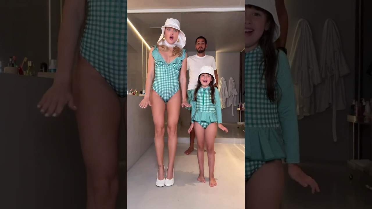 The ENDING is so pure! 🥹 Matching Family Goals 💚#shorts #familygoals #fashion #viral #cute