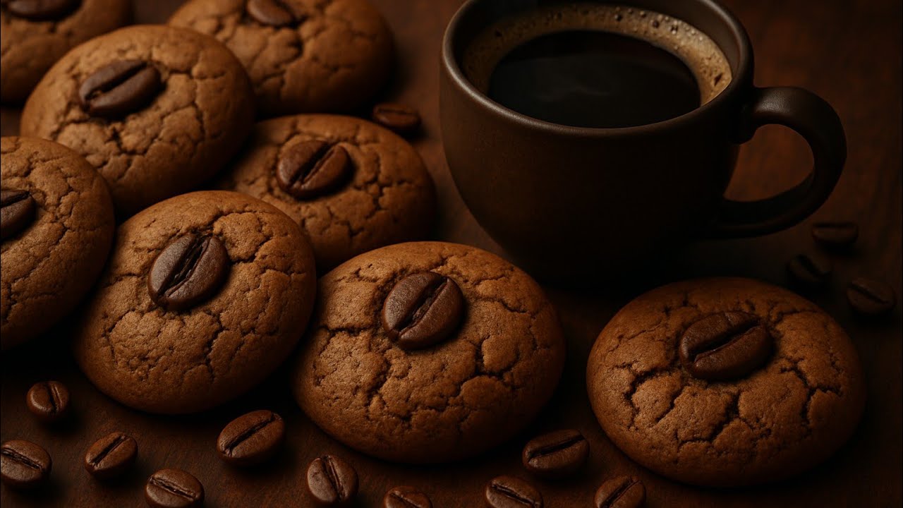 “Coffee Cookies ☕🍪/Coffee Lover’s Dream/Soft Coffee Cookies That Melt in Your Mouth 