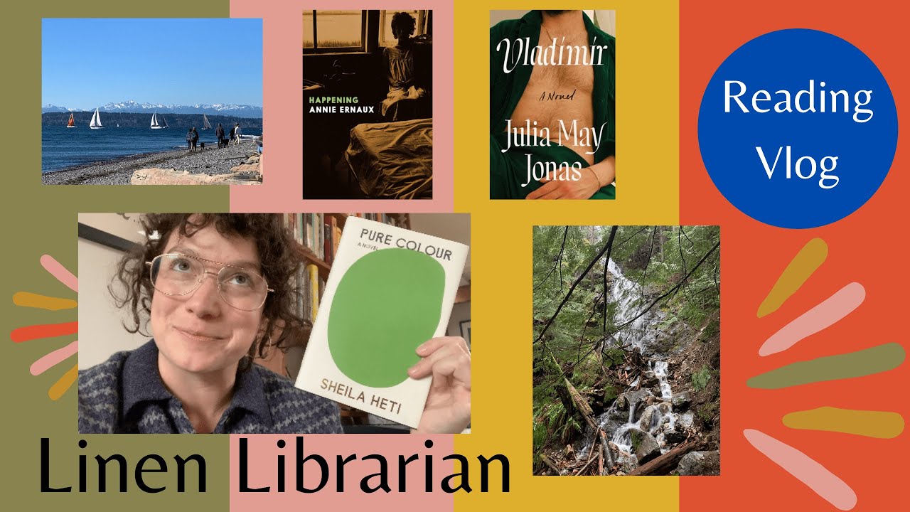 Reading Vlog: hiking, book shopping, Vladimir, and Pure Colour