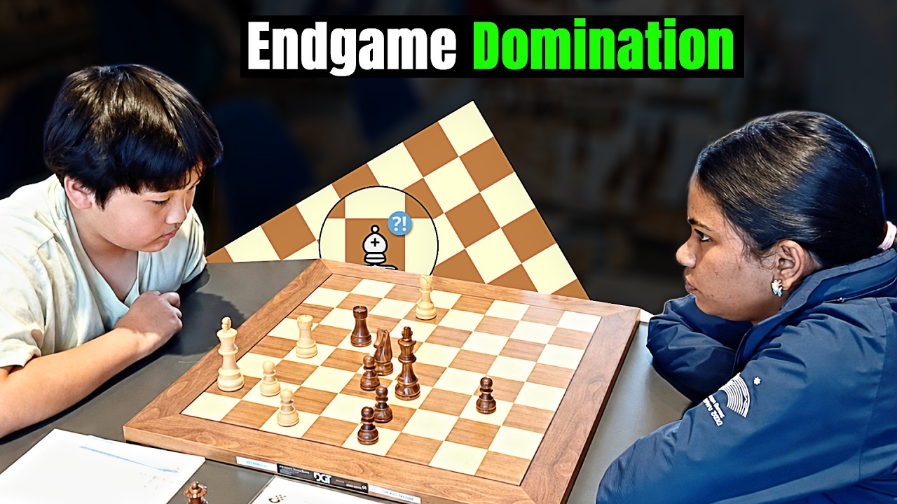 Endgame Domination by Savitha Shri | Chenxuan Ling Vs IM Savitha Shri B | Biel Chess Festival