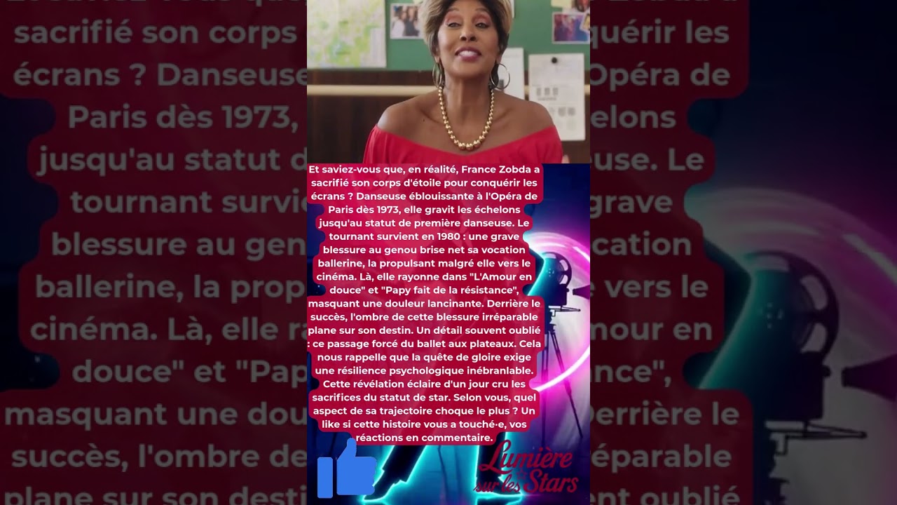 Le prix de la gloire : ce que France Zobda a vraiment pay&eacute;