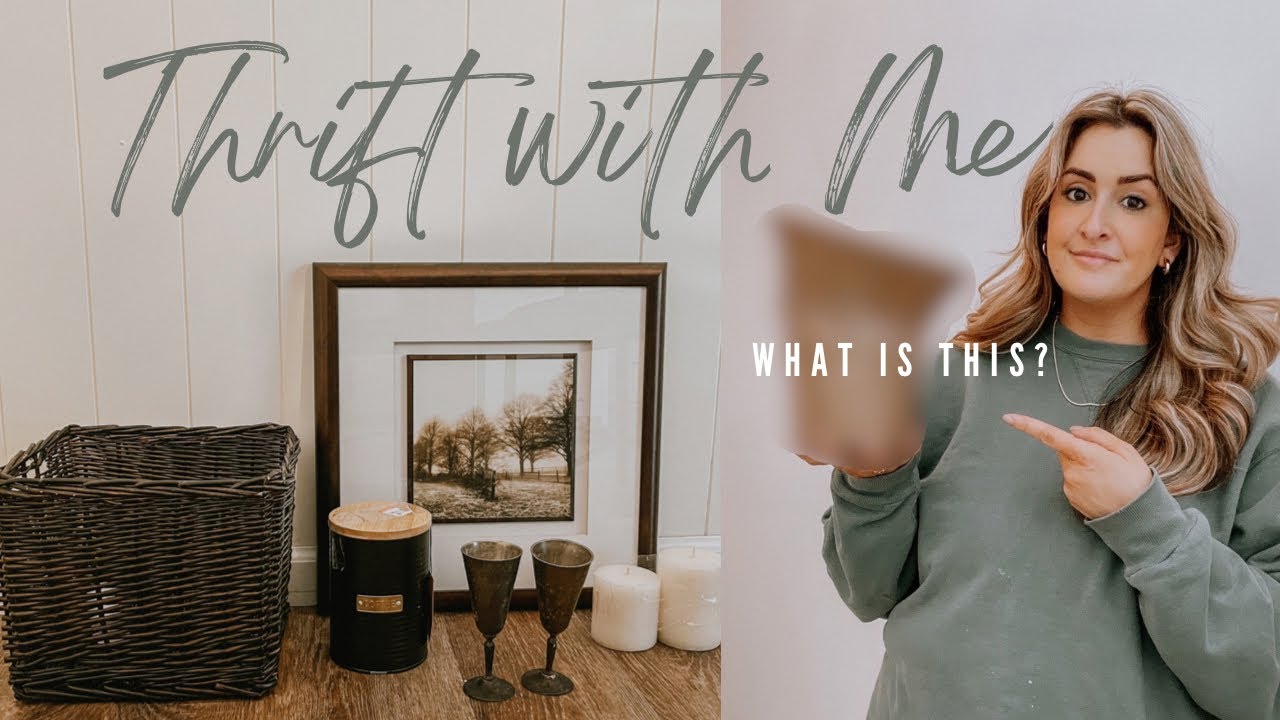 THRIFT WITH ME | Thrifted Home Decor Haul | Home Decor on a Budget