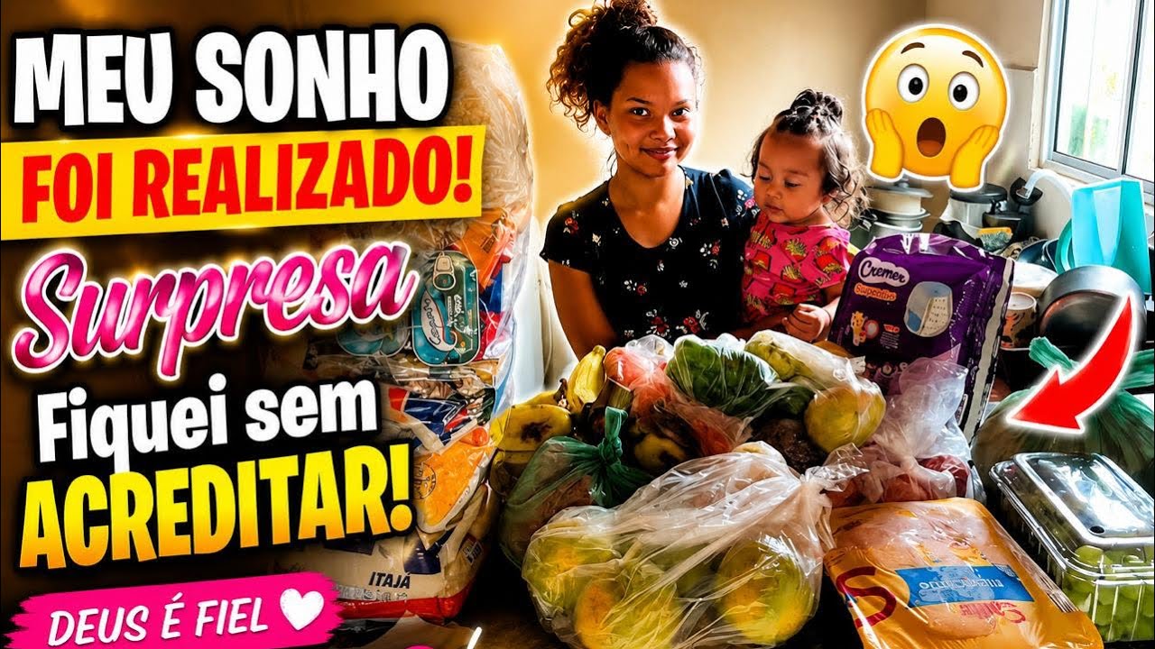 M&atilde;e de 16 anos ficou sem acreditar muita surpresa &eacute; um sonho