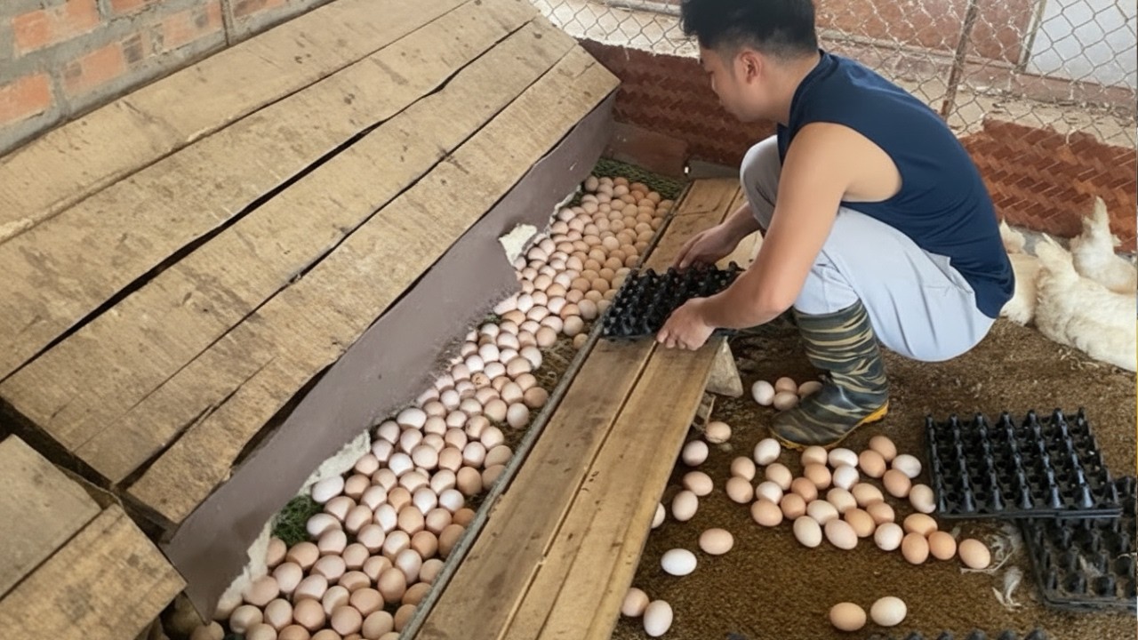 Unbelievable Egg Harvest! So Many Fresh Eggs in One Day 🥚🐔