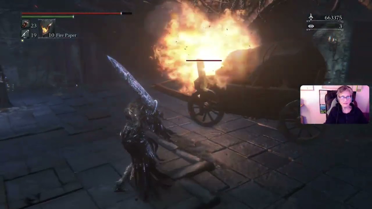 Bloodborne - New game - Day 9 - Abhorrent Beast dead finally... (with help)