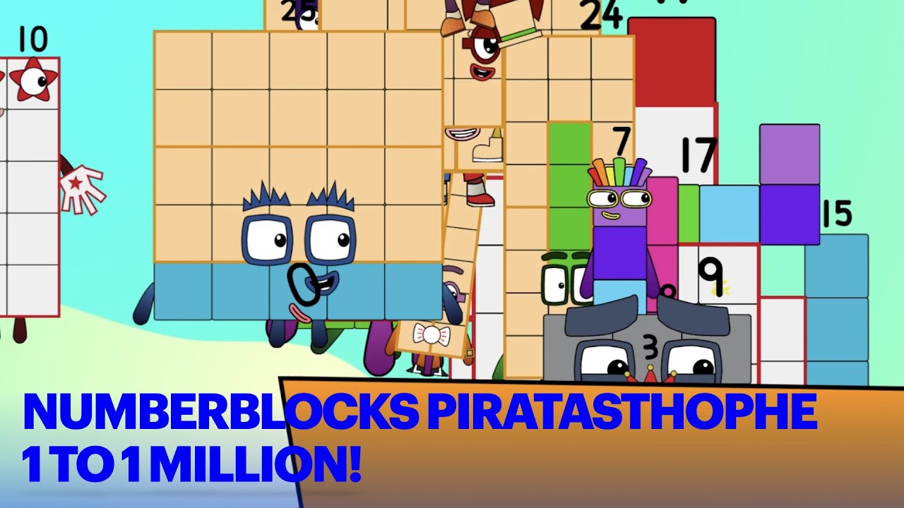 Numberblocks Piratasthophe: 1 to 1,000,000
