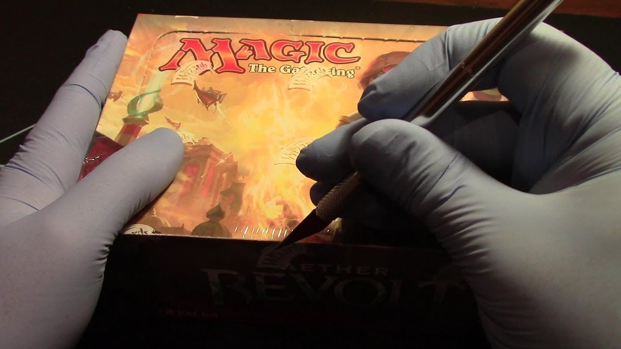 Aether Revolt whole box opening! Really Crazy box!! In Your Face Edwin MTG
