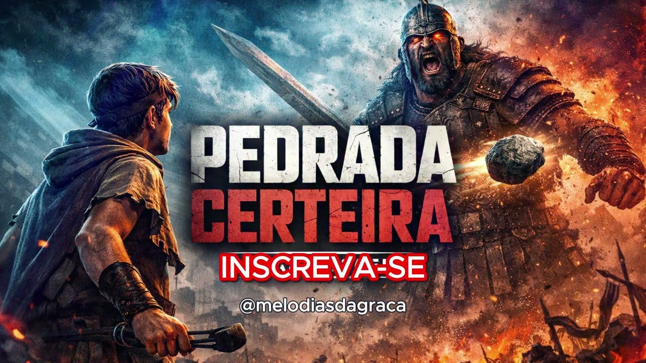 Pedrada Certeira | Trap Gospel Inspirado em Davi e Golias (Fé que Derruba Gigantes)