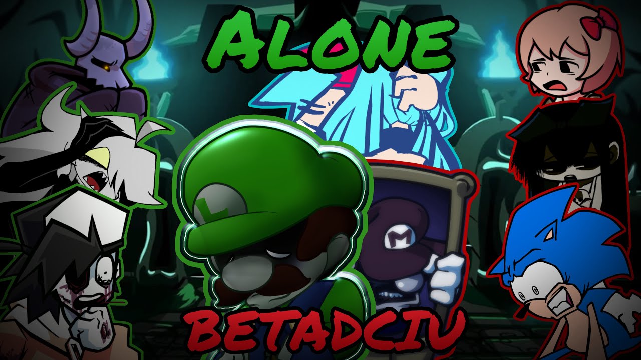 Alone But Every Turn A Different Cover Is Used | FNF Mario’s Madness V2 BETADCIU