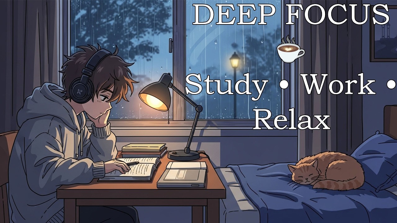 Night Routine Music 🌙 Deep Focus for Studying/Relaxing [Lofi Jazz Hop - Lofi Music] ~ Lofi Coffee ☕