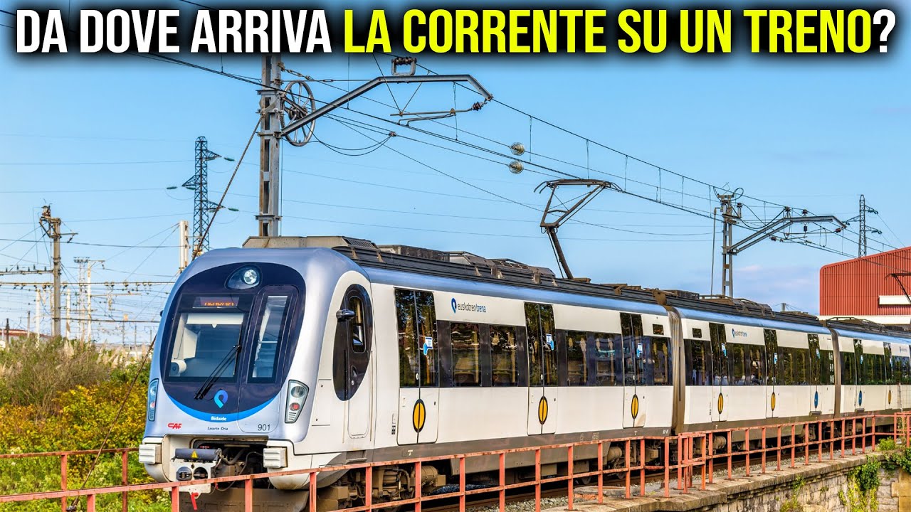 Come ARRIVA LA CORRENTE a un TRENO in MOVIMENTO? Progettazione di una LINEA AEREA.