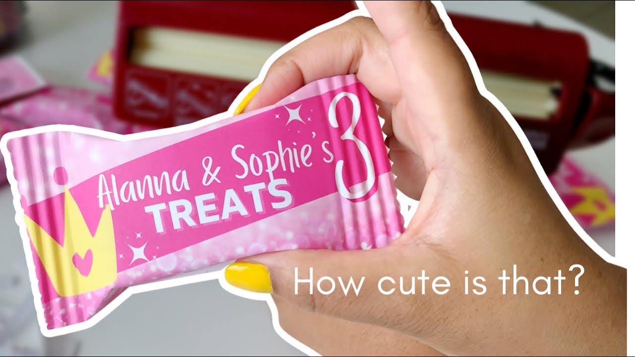 Packaging Princess Custom Treats | Custom Chip Bag, Custom Rice Crispy, Custom Capri Sun Tutorial