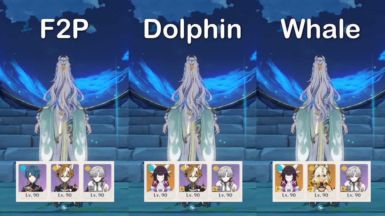 Zibai Early Access: F2P vs Dolphin vs Whale Teams Compared