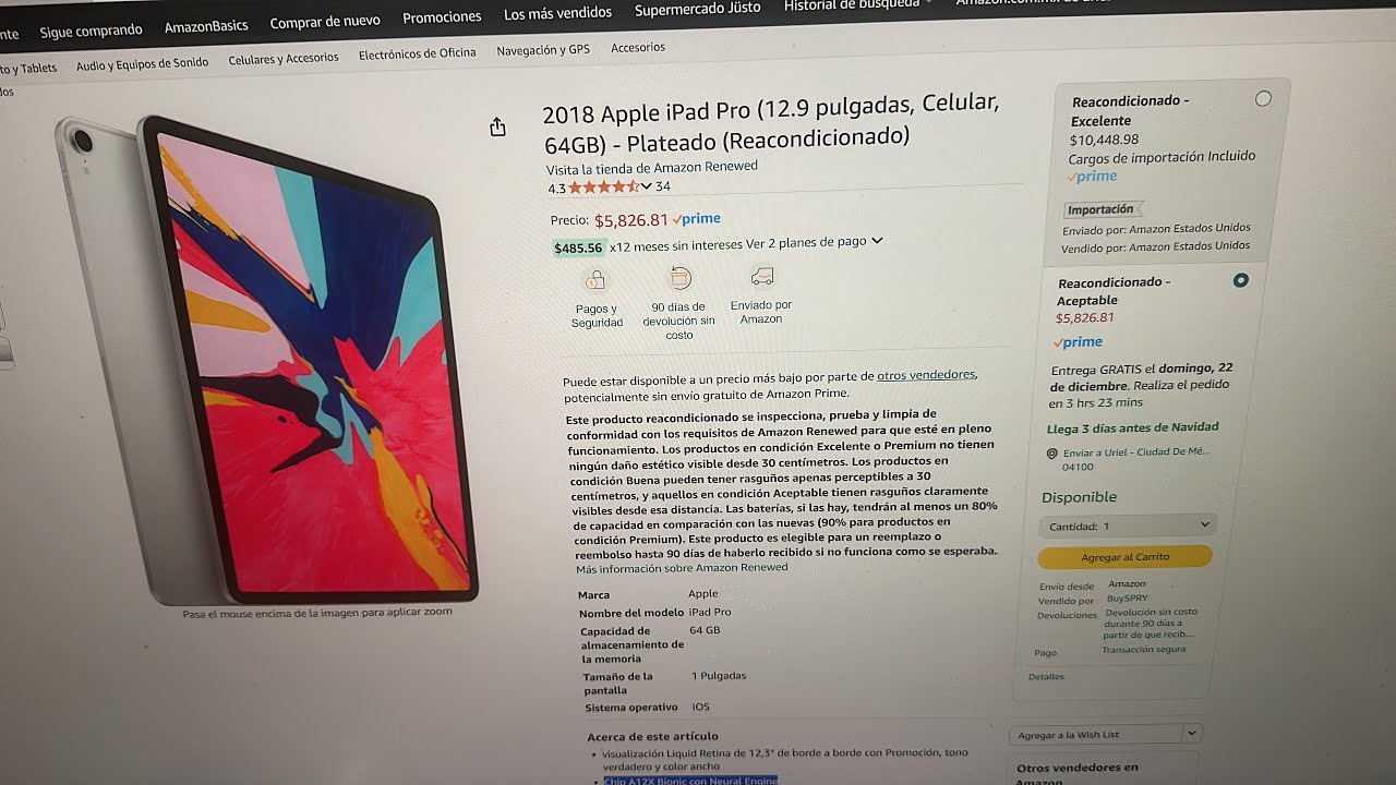 Ipad Pro 12 9 pulgadas por solo 250 dóalres
