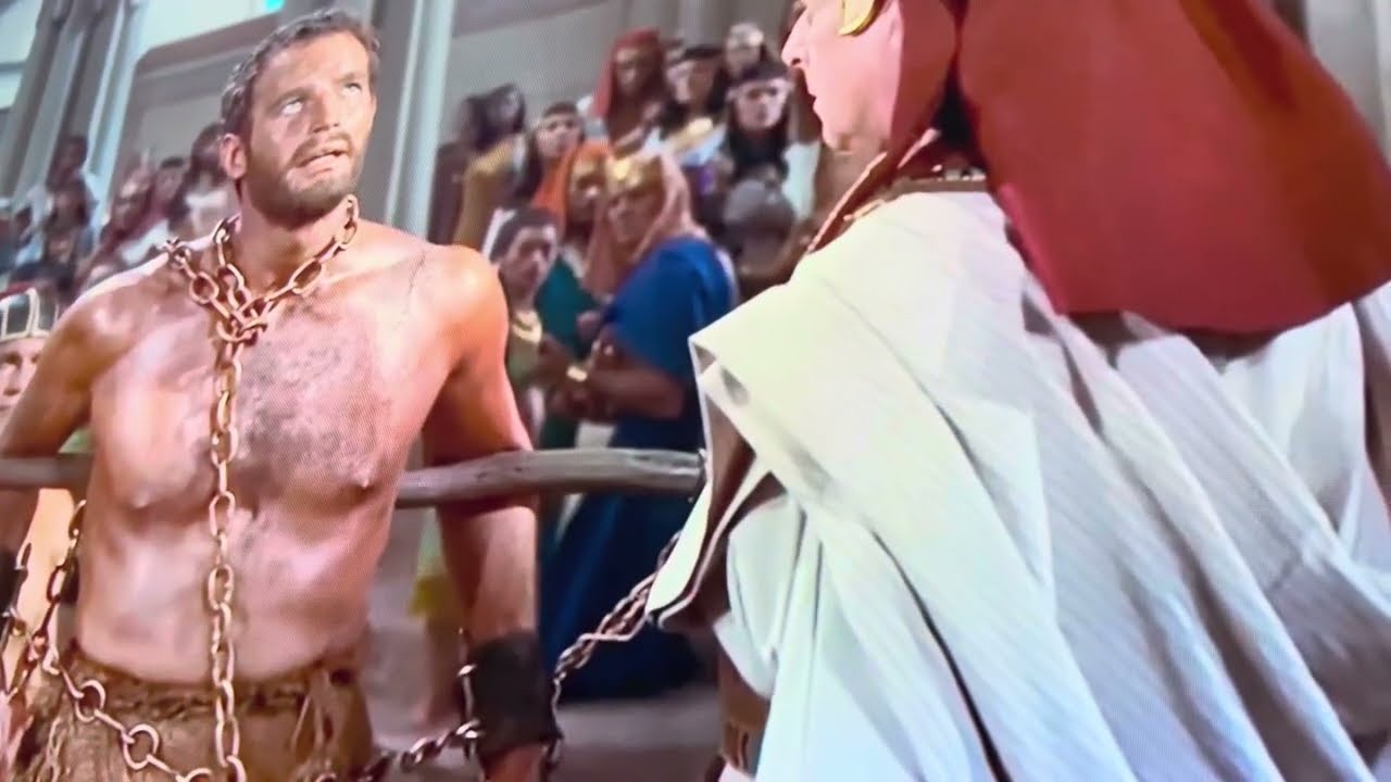 “Moses Bought Before Pharaoh as Slaves. The Ten Commandments (1956)” @natachafenelon7399