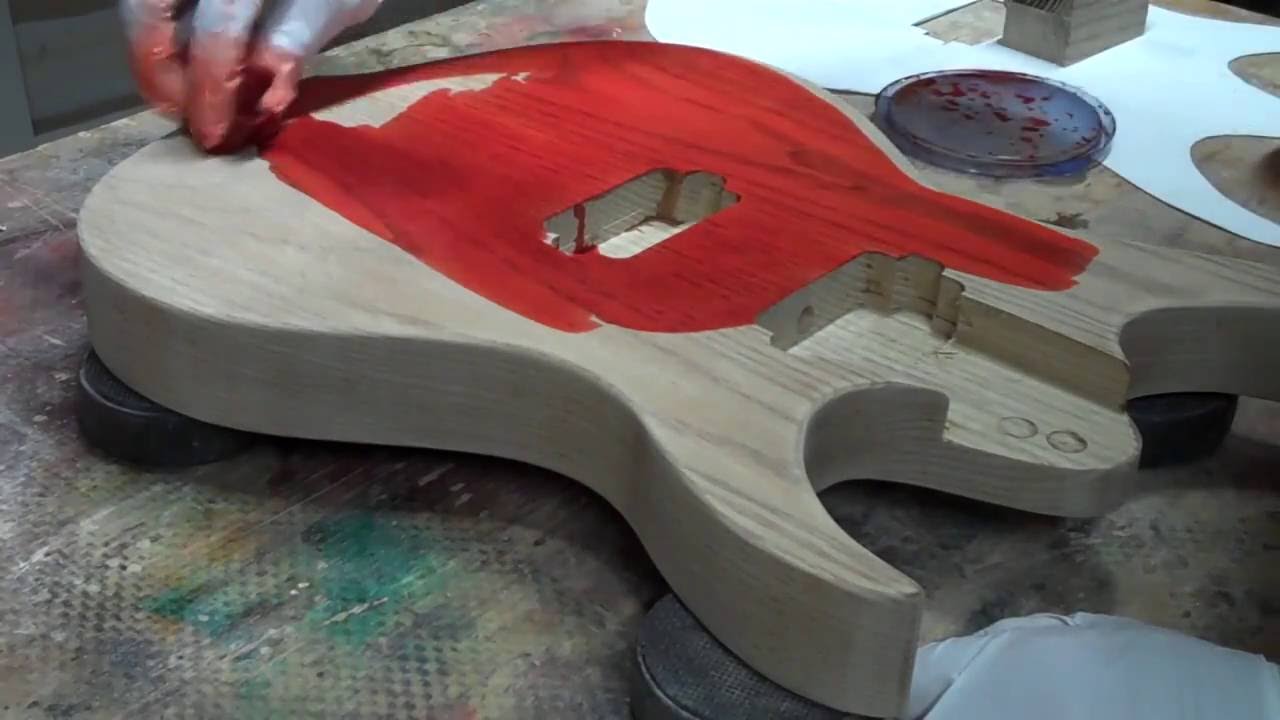 How to Clear Coat A Guitar With Solarez UV Cured Polyester Gloss Resin
