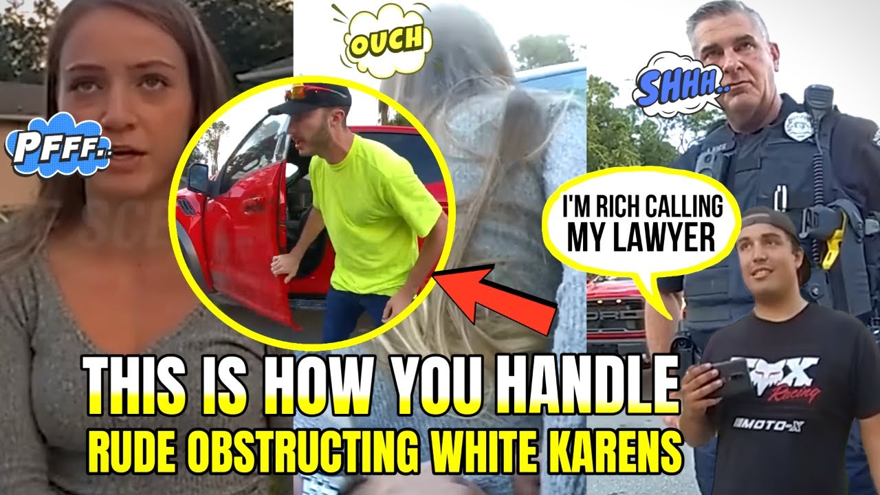 Young White FLORIDA COUPLE Thinks Illegal Parking Laws Doesn't Apply To Them!?