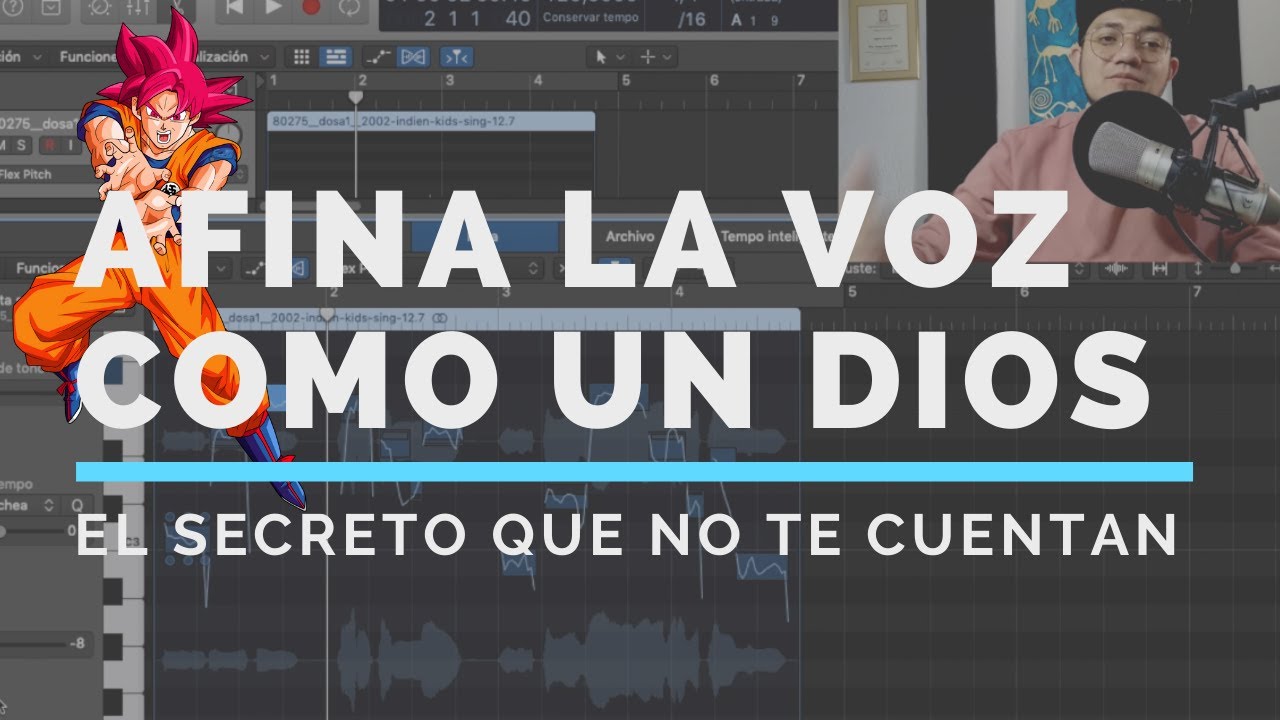 Como afinar Voces e Instrumentos en Logic Pro X - Tutorial en Español Flex Pitch - Real Hits