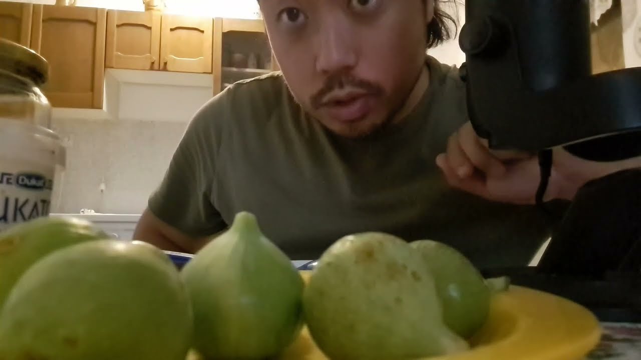 ASMR EATING SOUNDS - FIGS & HONEY