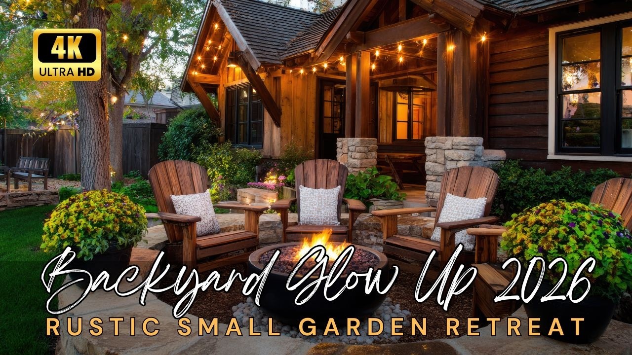 Backyard Glow Up 2026: Rustic Garden Retreat & DIY Tips for Small Outdoor Spaces!