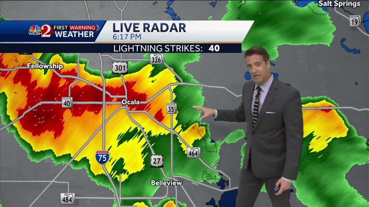 Rain finally returms with more on the way Tuesday for Central Florida. April 28