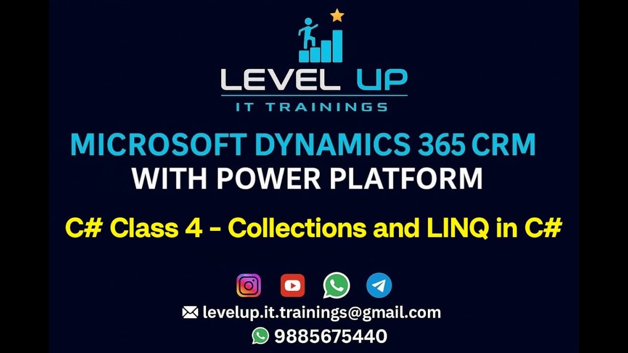 C#  Class 4 - Collections and LINQ in C#