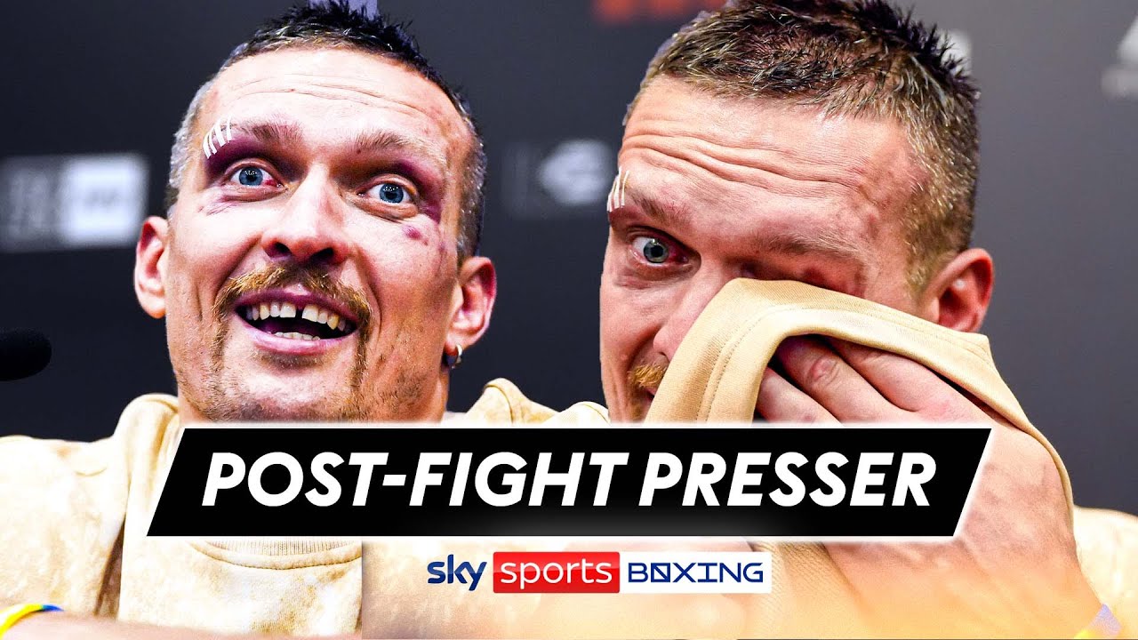 Oleksandr Usyk Full Post-Fight Press Conference! 🥺 | FURY VS USYK!