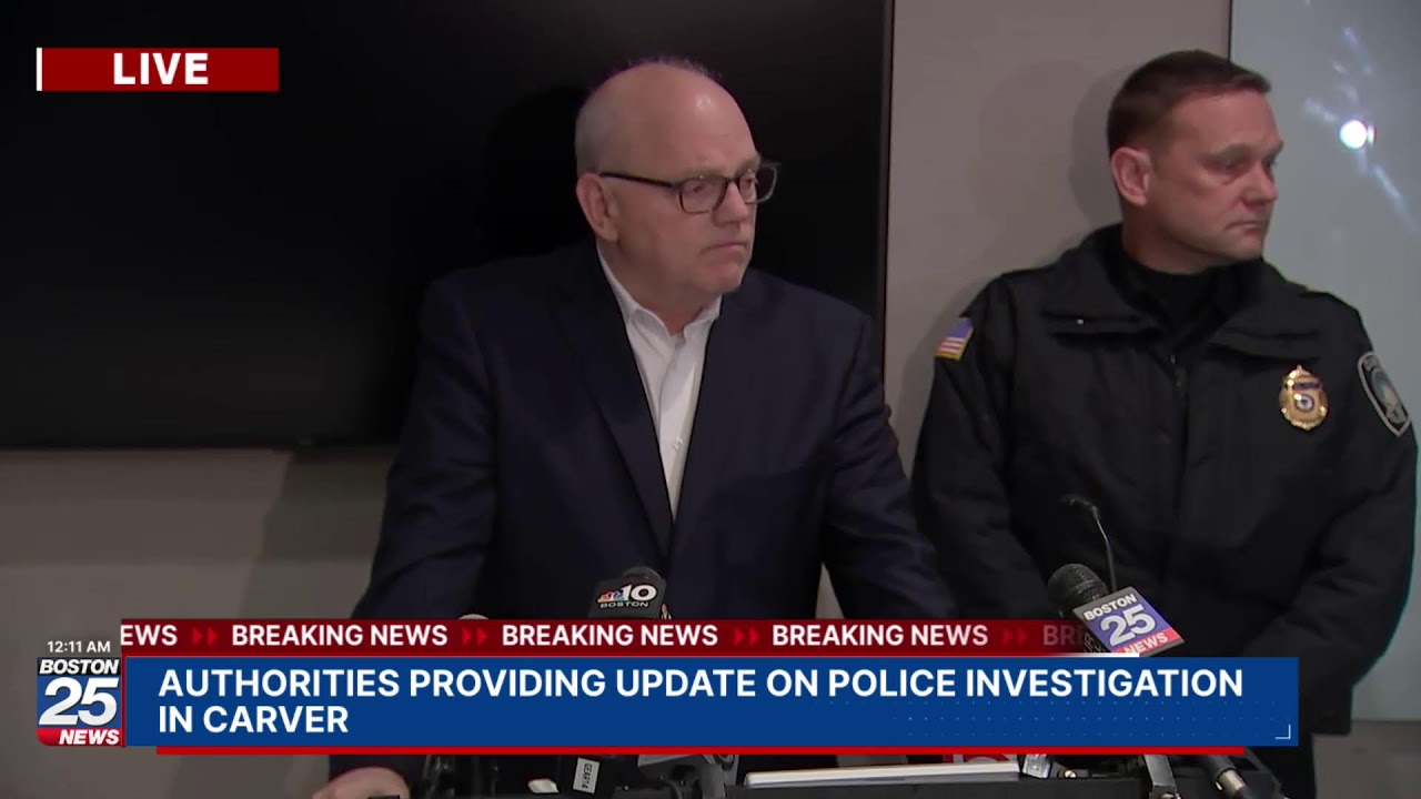 WATCH LIVE: Authorities providing update on police investigation in Carver