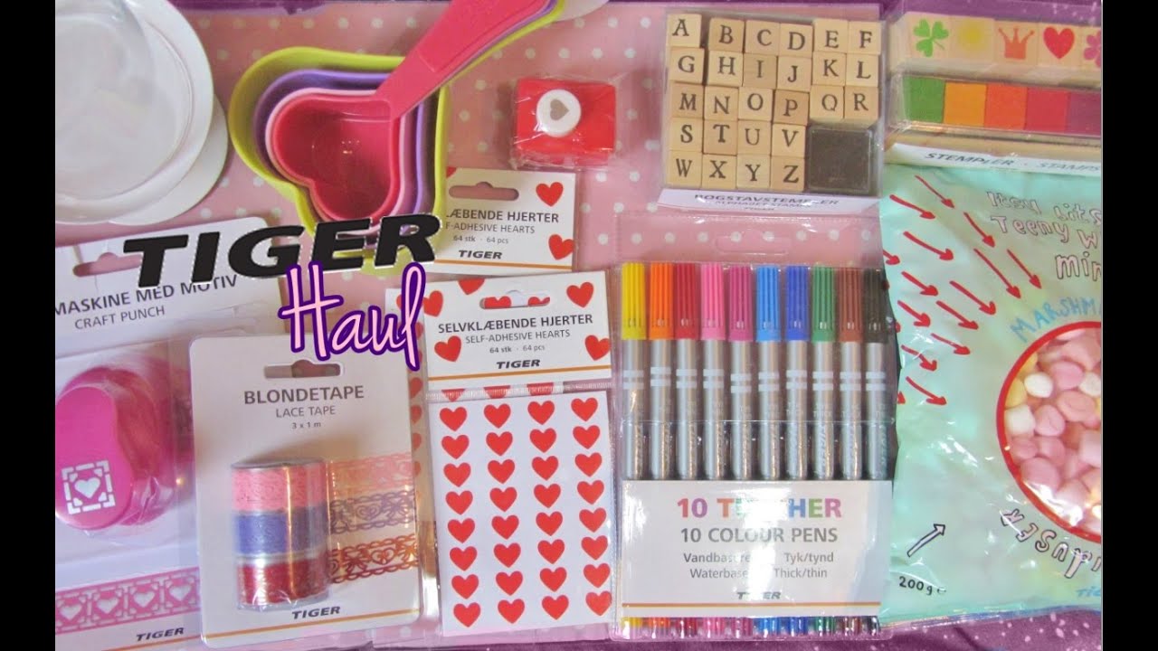 Haul di Tiger :) Un po' di cosine per l'agenda | ErikaKawaii