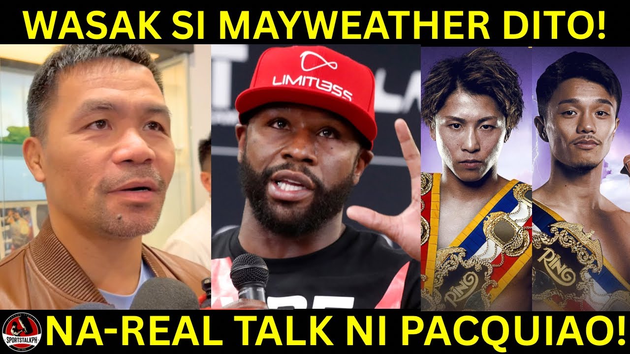 Pacquiao nag SALITA! BINASAG si Mayweather sa GOAT DEBATE! NILATAGAN ng mga RECORDS!