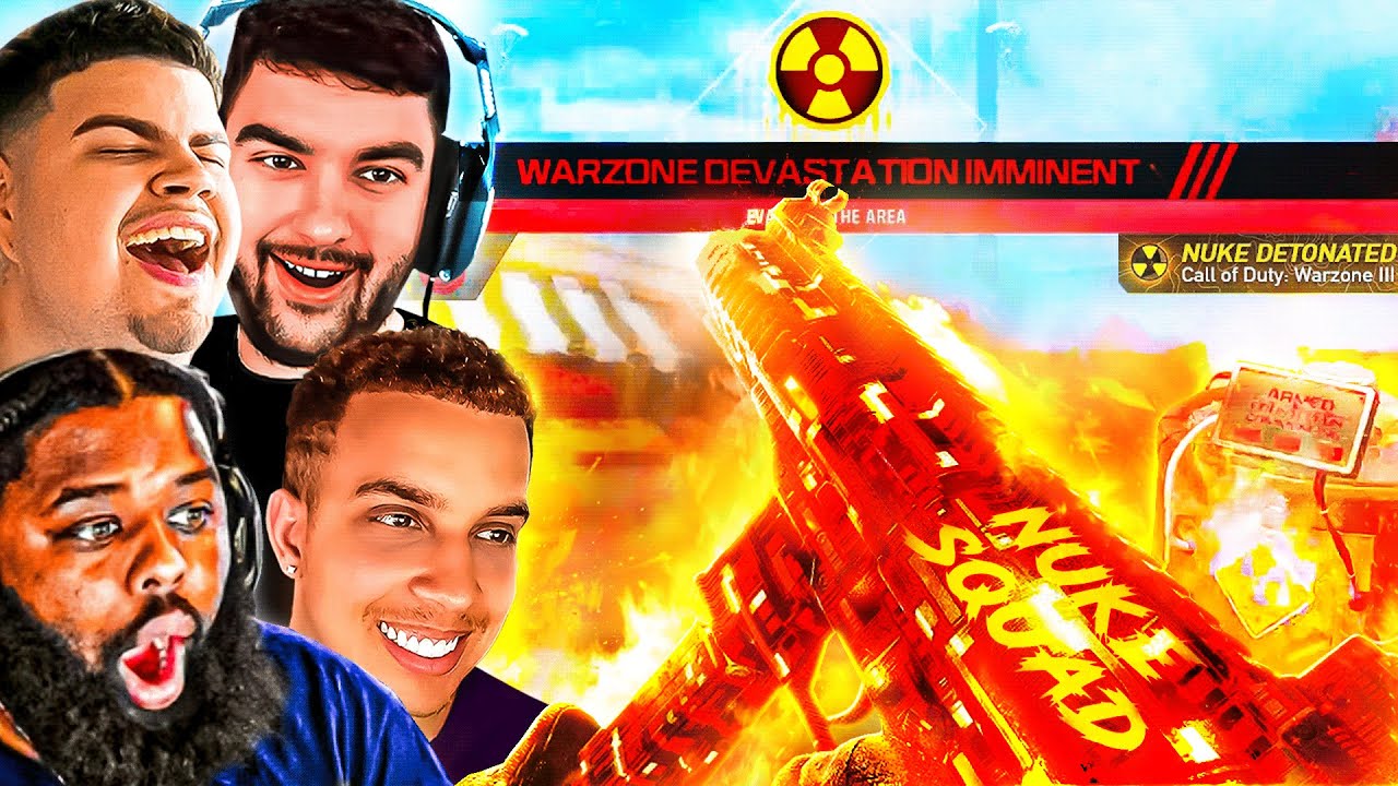 NUKE SQUAD DROPS A NUKE IN WARZONE..