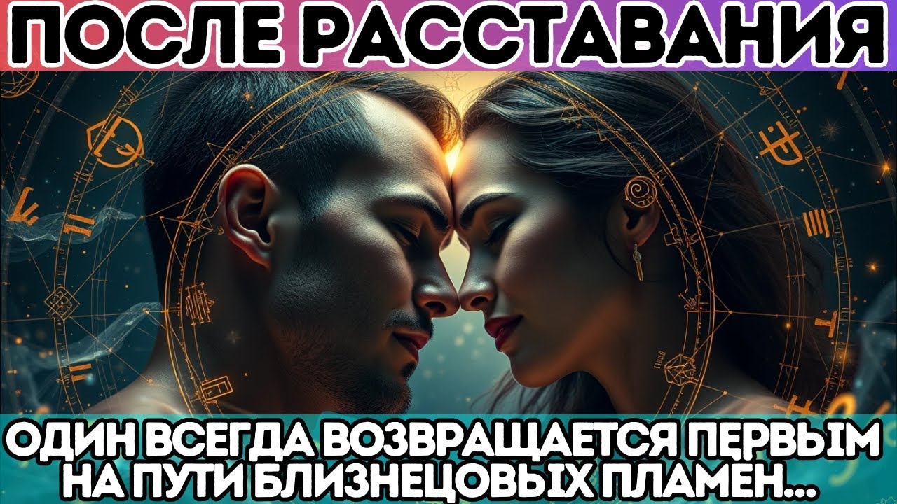 🔥 После расставания один всегда возвращается первым на пути близнецовых пламён…