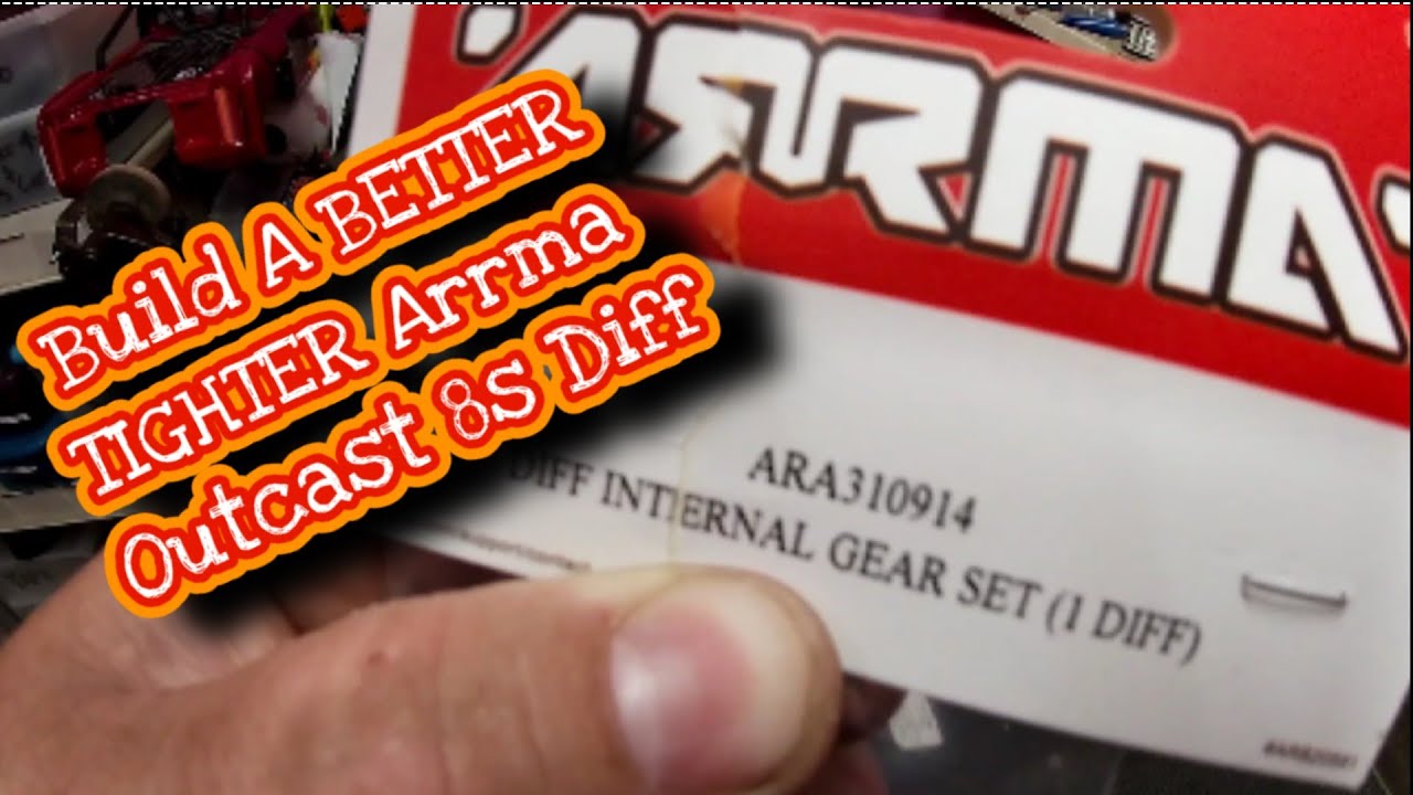 How To Rebuild You Arrma Outcast 8s Center Diff Better Than Stock