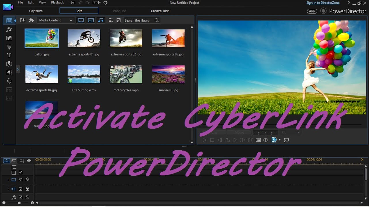 How to Activate CyberLink PowerDirector